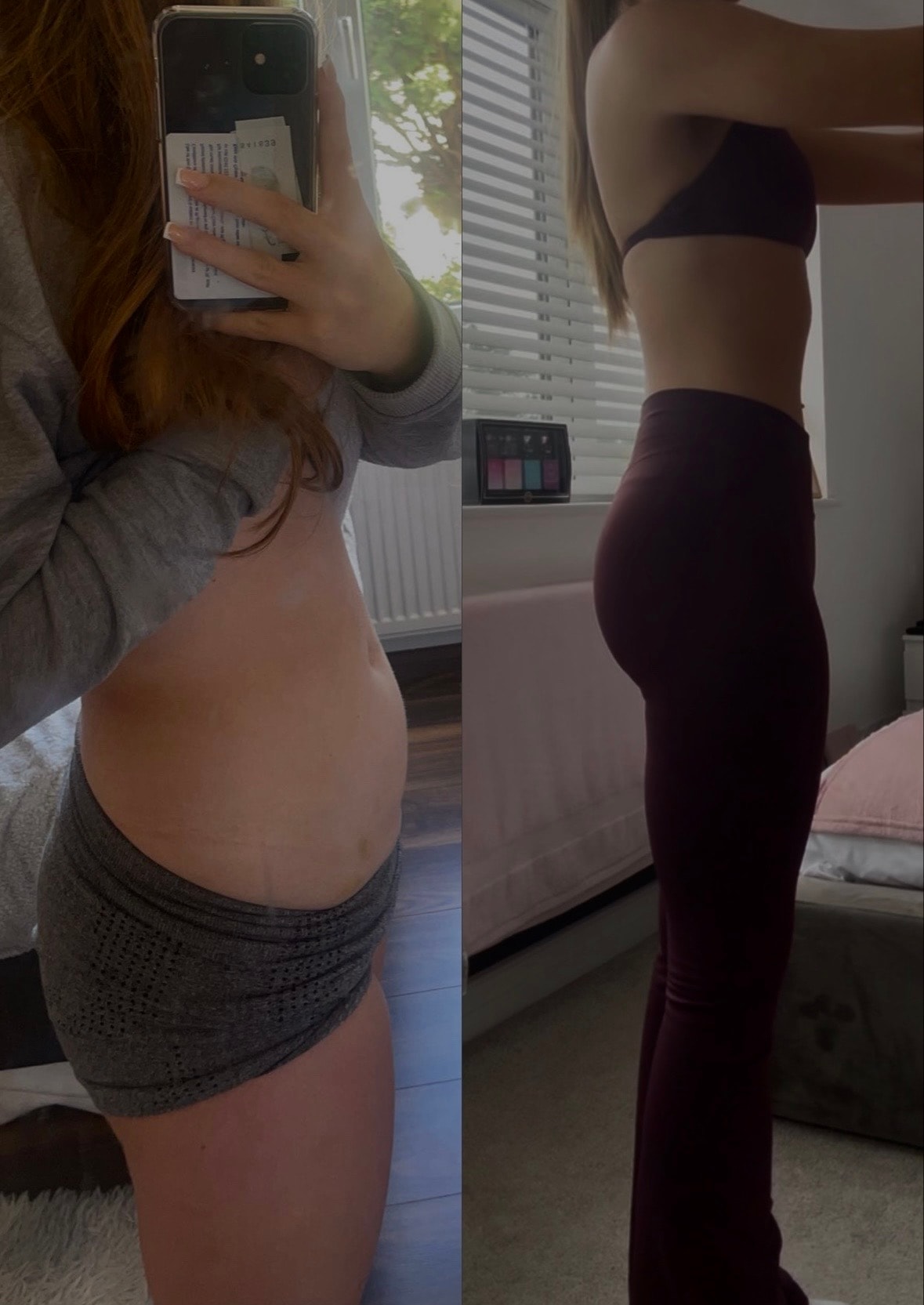 Client transformation result from online coaching